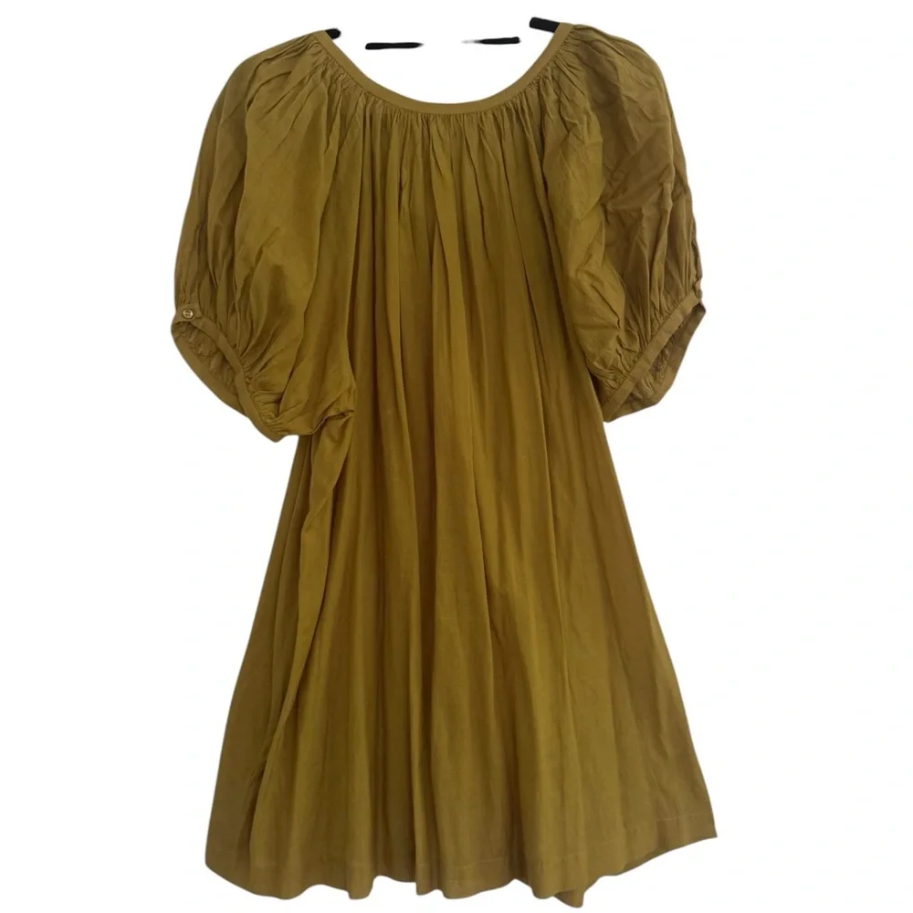 DOEN Josette Scoop-neck Puff Sleeve Dress - Picture 6 of 8
